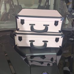 Pink And Black Suitcase Decor 