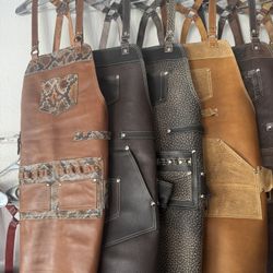 Authentic Leather Aprons Bibs From (León Guanajuato)