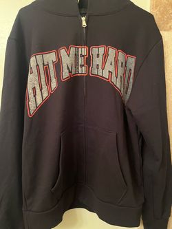 Billie Eilish Hit Me Hard And Soft unisex zip up hoodie size Large