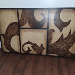 Vintage Baroque Inspired Hand Painted Picture By Mathew Menger