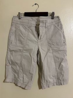 Women's Khaki Cargo Shorts