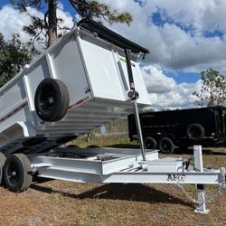 AMP 7 × 14 High Side Dump Trailer 14k