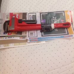 NEW SUPERIOR TOOL 02818 18" CAST IRON HEAVY DUTY PIPE WRENCH 9339235
