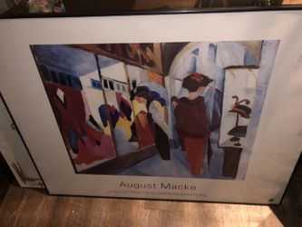 August Macke fashion framed art
