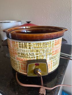 Vintage Montgomery Ward 5.5 Qt Slow Cooker Crock Pot