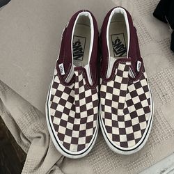 Vans burgundy
