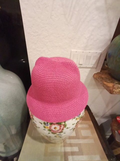 Cute Elee Unisex-Baby Pink Bowler Hat

