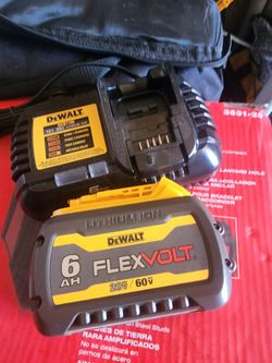 Firm Price🛑 Dewalt 20v-60v Flex 6.0 Batt&Charger Included used Good. Precio Firme🛑