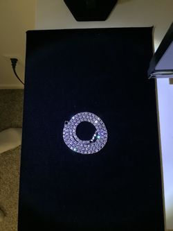Silver Cubic Zirconias AAA+ Tennis Chain Necklace 20”