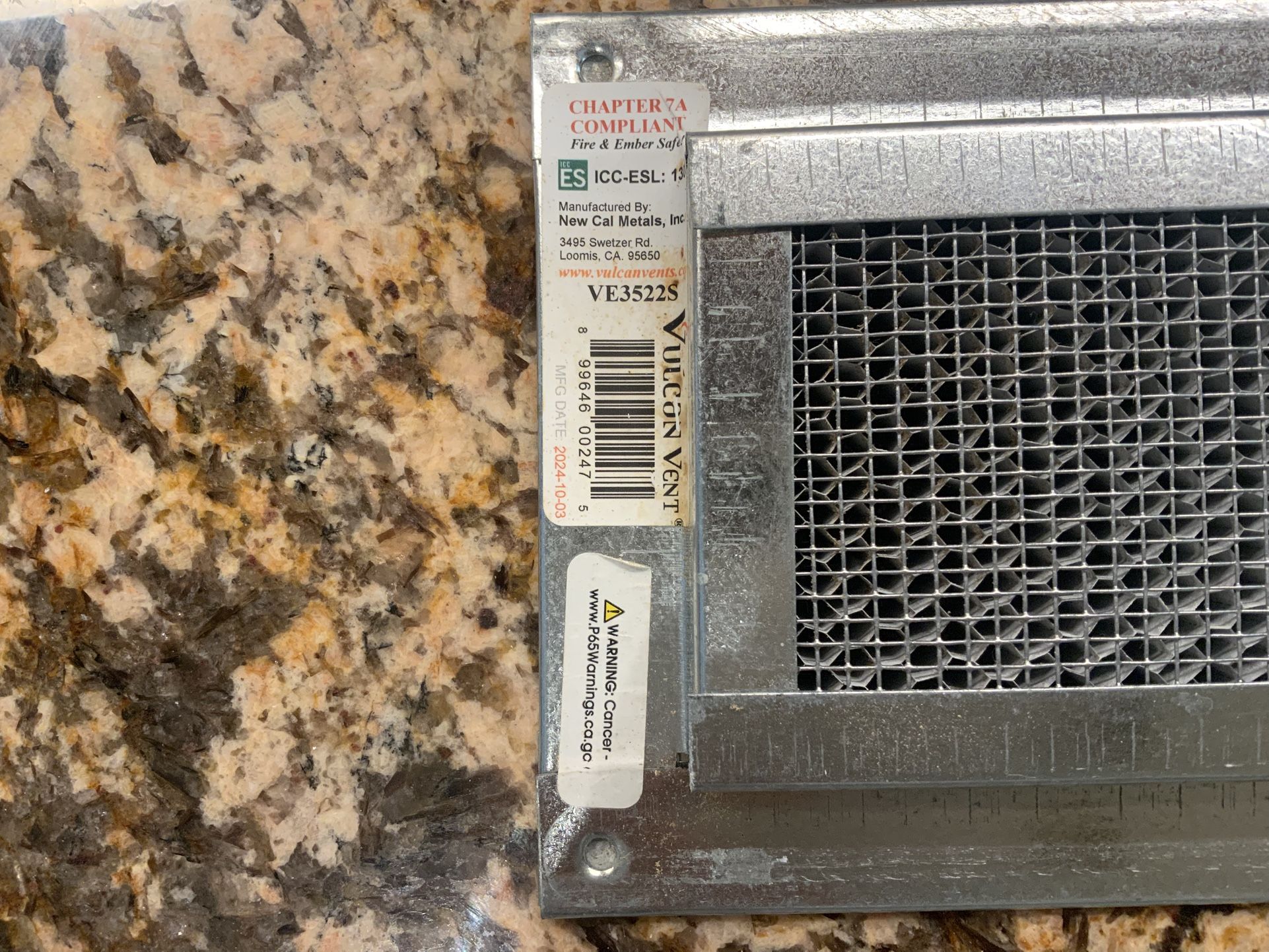 New!! Vulcan Soffit Fire Vents! Fire Proof Your House Before The Next Fire Disaster!! Only $200