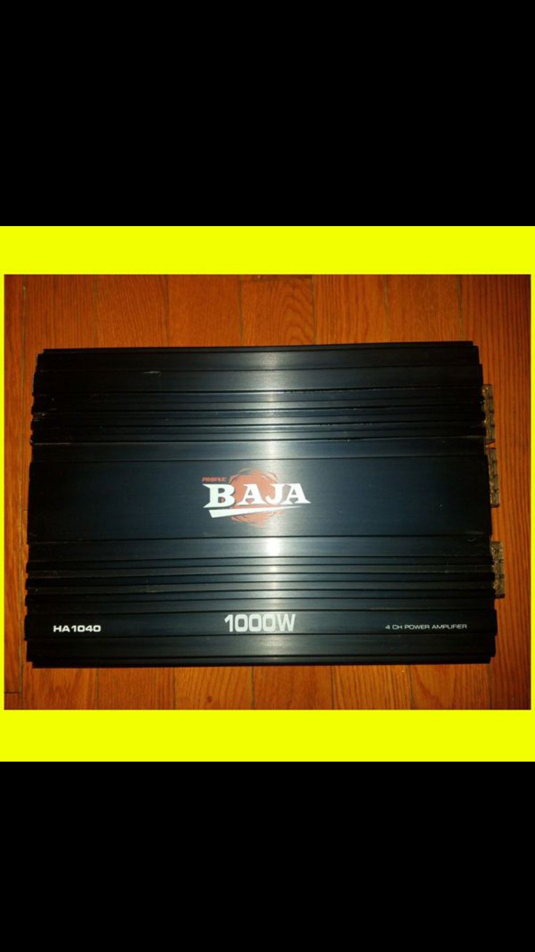RARE PROFILE BAJA HA1040 1000 WATT 4 CHANNEL - CAR - AMPLIFIER