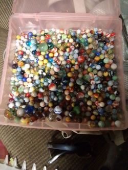 Antique marbles of all sizes