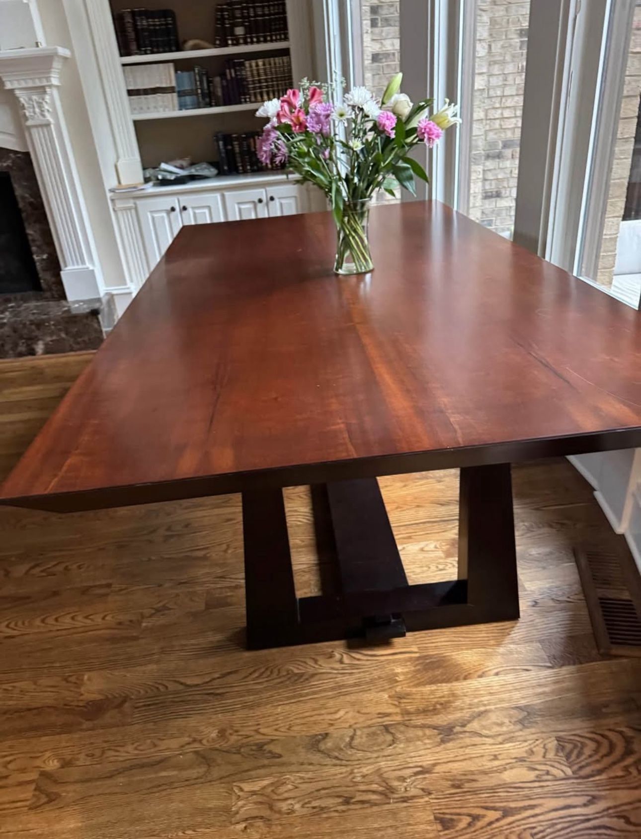 Gorgeous, solid wood dining room table for 8
