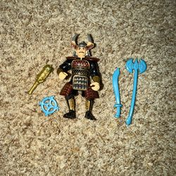 Teenage Mutant Ninja Turtles:1993 Action Figure Warlord, Movie III. Missing 1 weapon. Tiny knick on 1 hand see pics