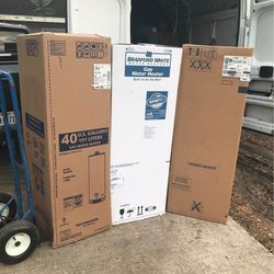 New 40 gal Gas Water Heater (installation included)