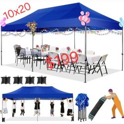 Canopy Ez Up 10x20 Waterproof Canopy Party Tent brand New Blue