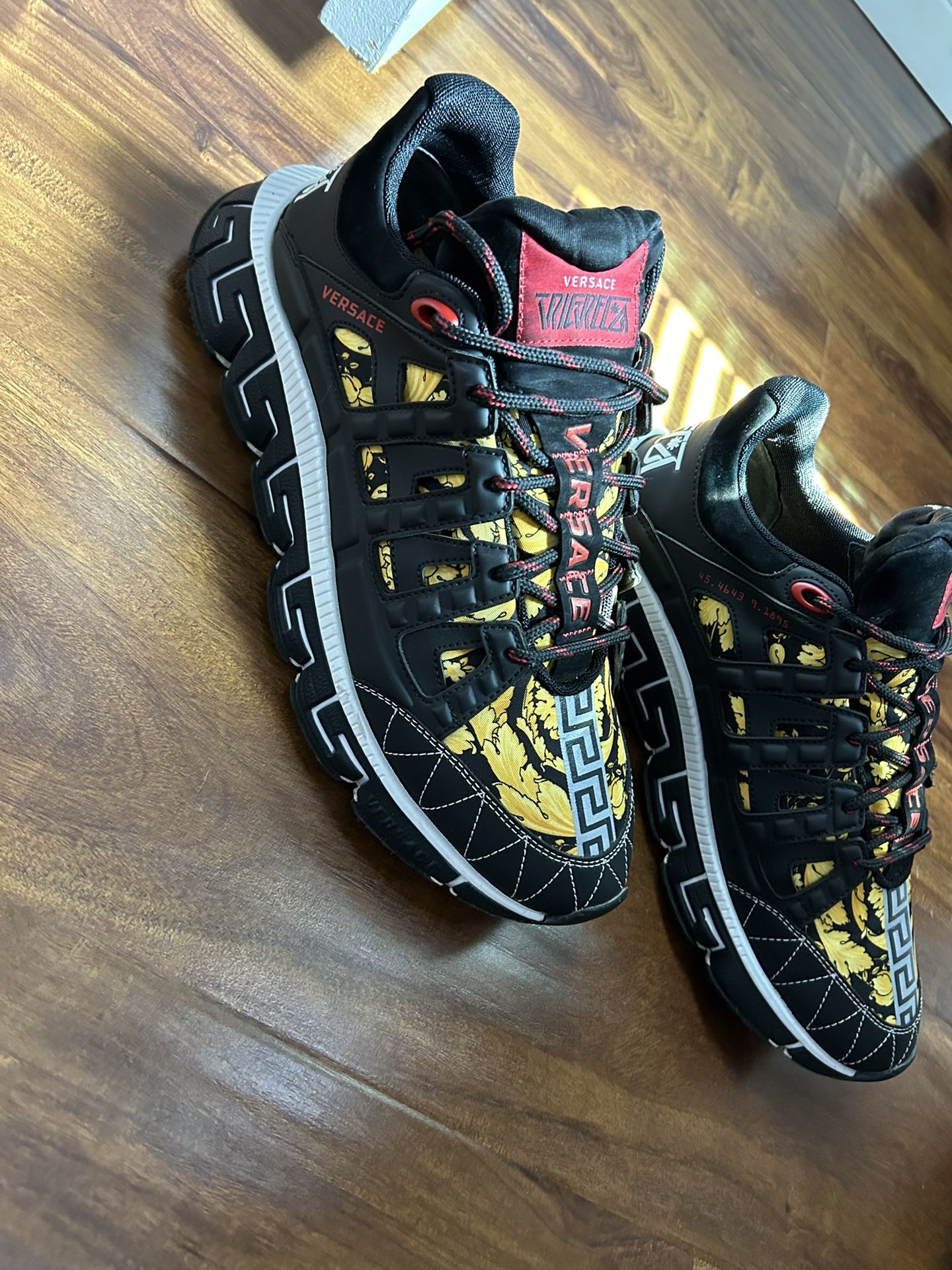 Versace Trigreca Barocco Print Black