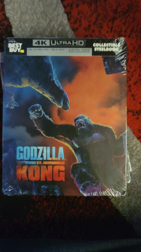 4K Blu-ray Steelbook Godzilla Versus Kong