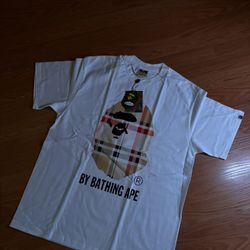 bape shirt  big burberry