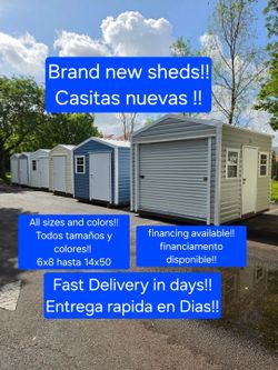 casitas de patio nuevas sheds