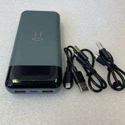 Portable Charger Power Bank 26800mah, Ultra-High Capacity Safer External Battery Pack Compact with High-Performance and 2 USB Output
