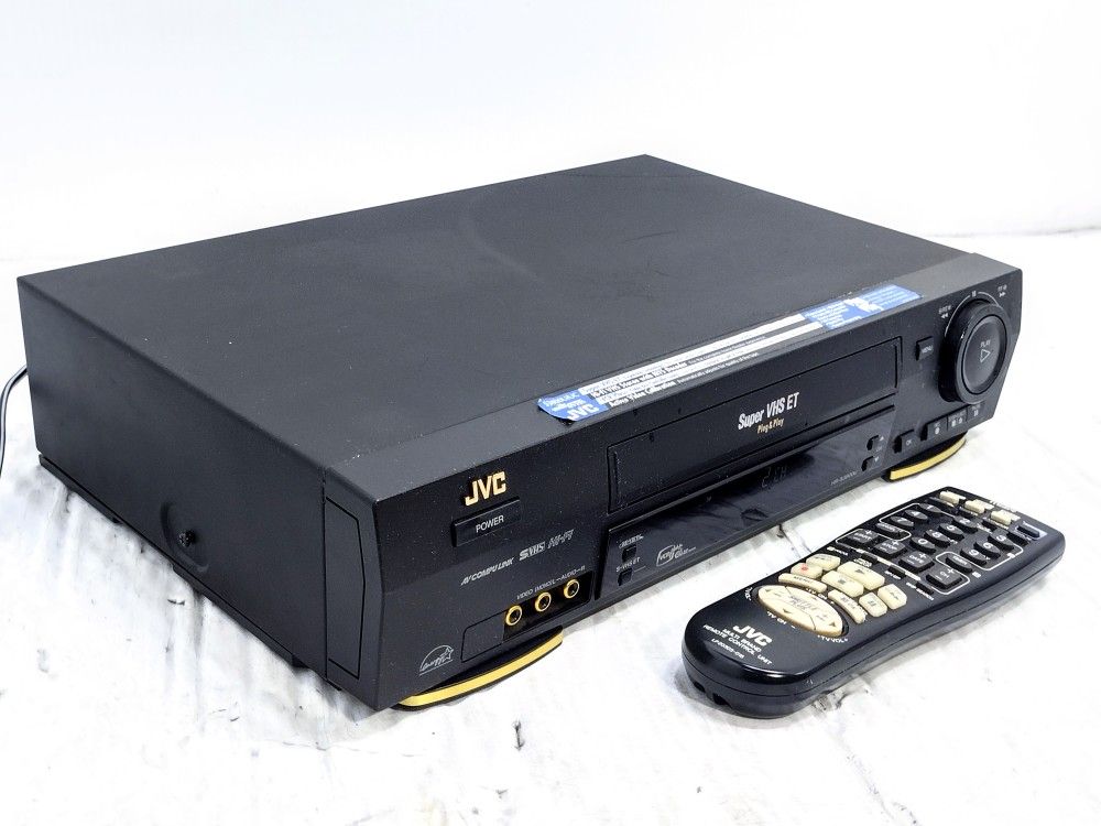 JVC HR-S3800U Super VHS ET VCR Hi-Fi Player w/ REMOTE TESTED