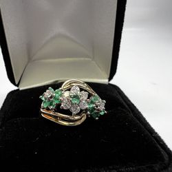 14k And Emerald Ring 