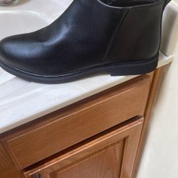 Leather Ankle Boots, 