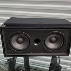 Klipsch Kg 2.2v Magnetically Shielded Center Channel Speaker Excellent Vintage Condition Black Oak Finish USA $50 ea (3) available 