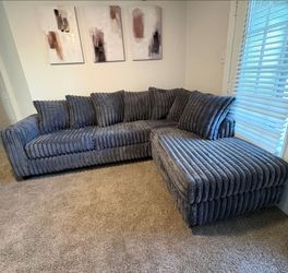 Gray Fabric Sectional
