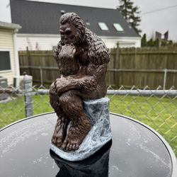The Bigfoot Thinking Statue