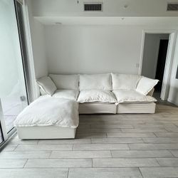 White Cloud Sectional (New In Boxes)