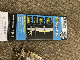 TOGGLER SNAPTOGGLE BB Toggle Anchor with Bolts, Zinc