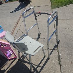 Walker and chair Shower Chair 