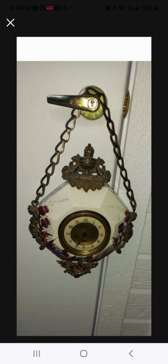 Vintage Antique Hanging Wall Clock