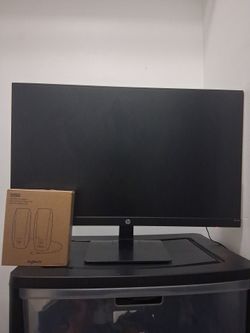 HP 27m Monitor plus Logitech speakers