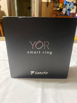 YOR Letsfit Smart Ring Size 9 Silver