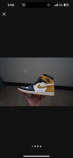 Jordan 1 Yellow Orchre