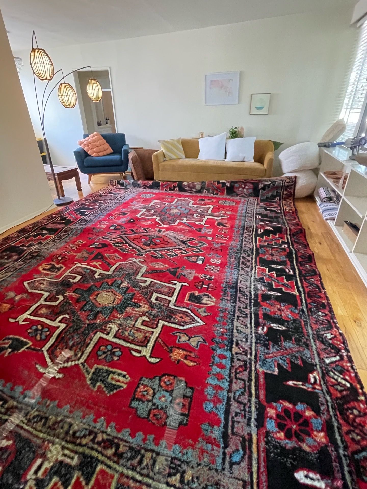 Vintage Hamadan Area Rug - Large