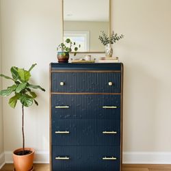 Restored Art, Deco Waterfall Dresser