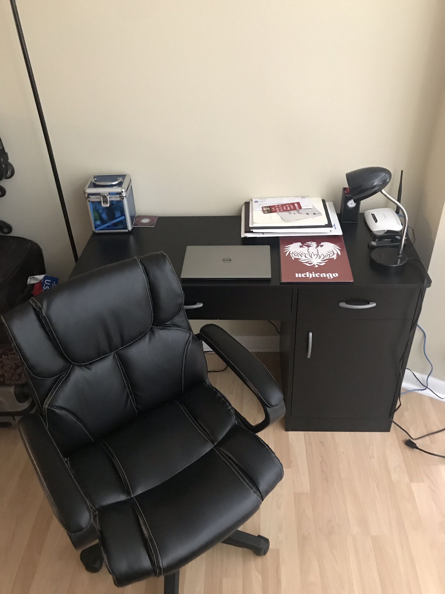 Study Chair with free Desk & Lamp