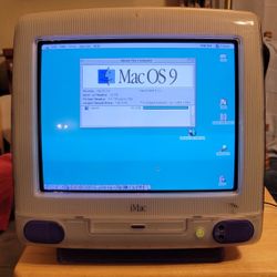 #2 Vintage Apple iMac G3 Grape Purple 1999 Computer Rev. D 333 MHz 32 MB RAM