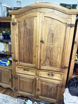 Real Rustic Armoire/Entertainment Center 