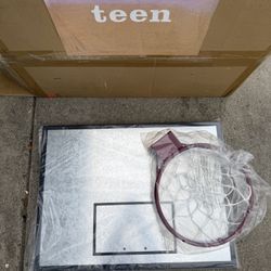 Pottery Barn Teen Galvanized Basketball Hoop And Dry-Erase Board