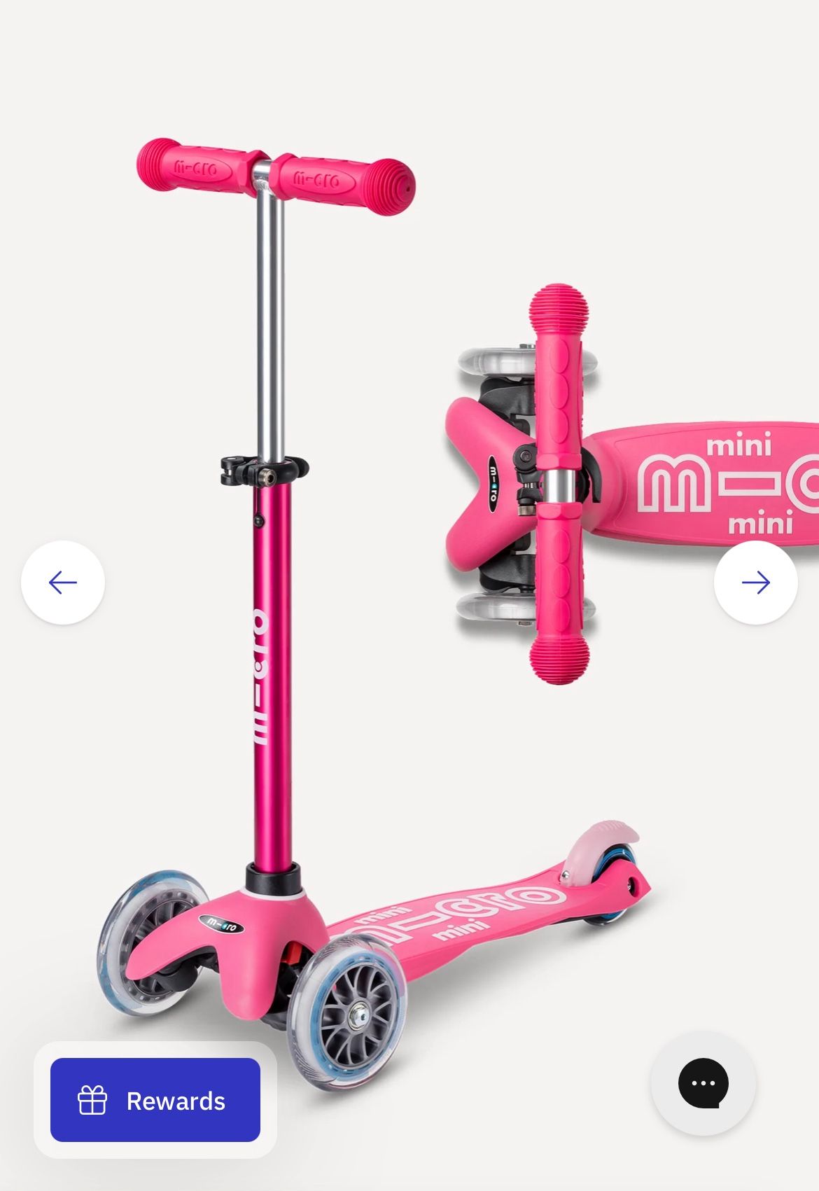 Micro Mini Scooter Ages 2-5 With Helmet