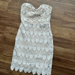 Medium White Nude Dress 