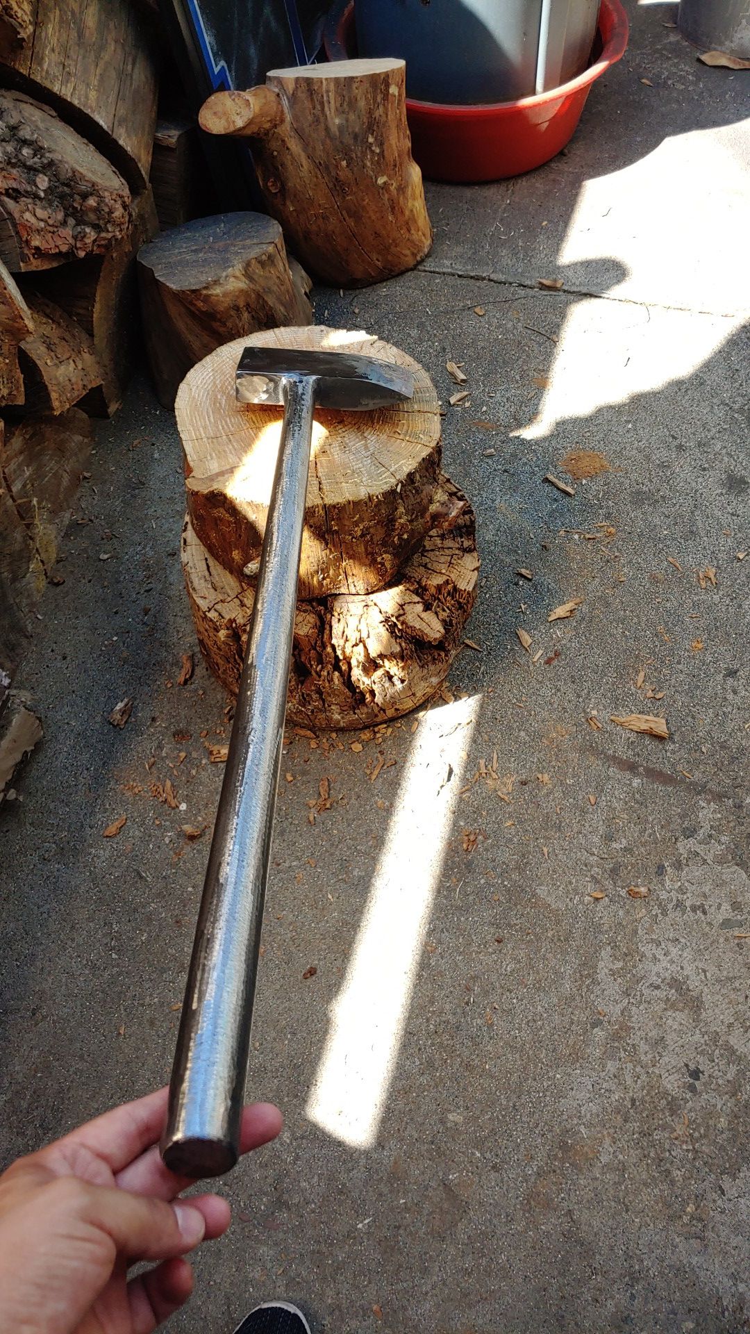 Durable axe wood splitter