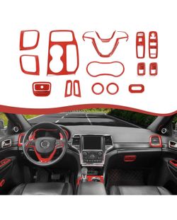 Jeep Grand Cherokee Interior Decoration Trim Red