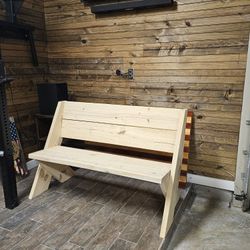 Leopold Bench - Wooden Bench
