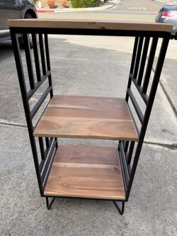 End table or night stand with shelves